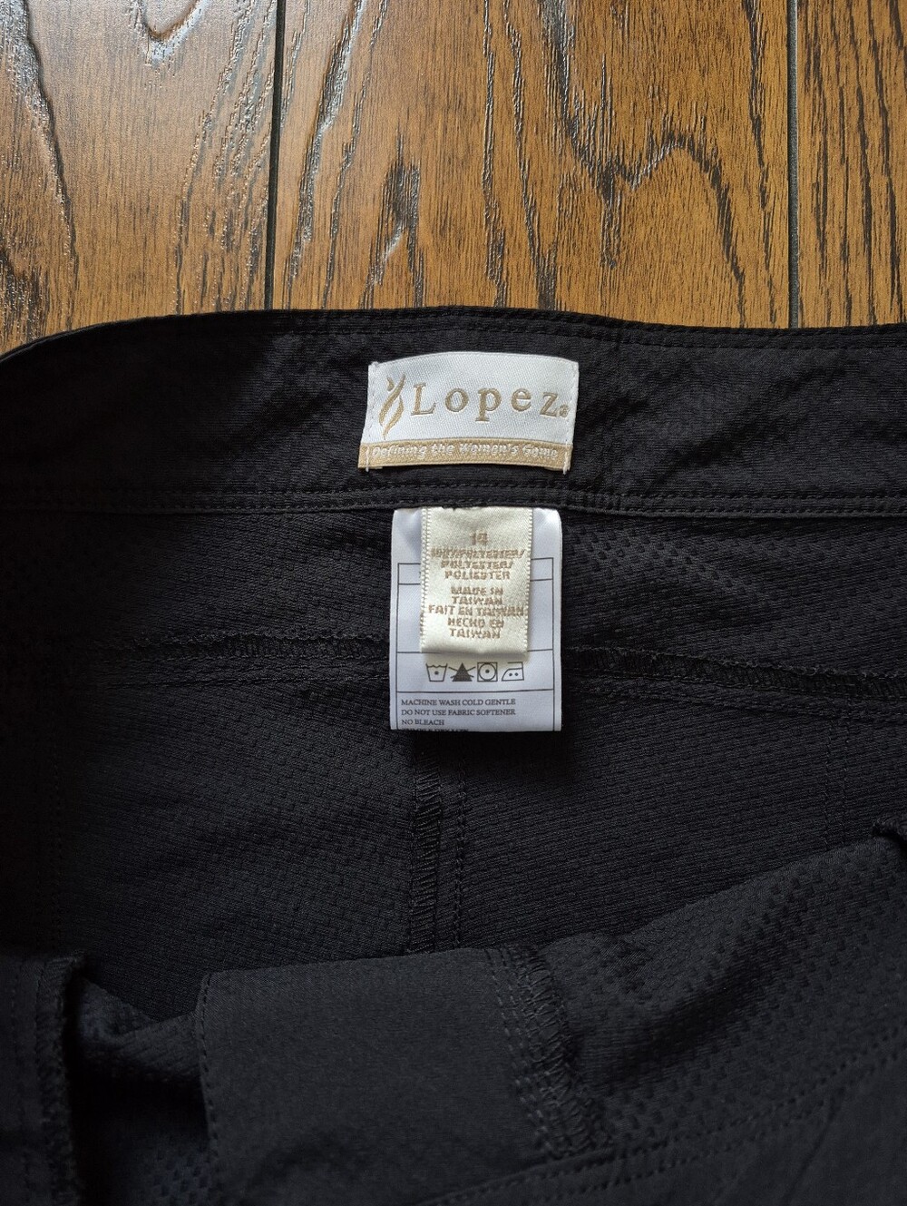 Women's Golf Shorts Black (Size 14 / Large) Nancy Lopez Athletic Sport - Picture 2 of 6